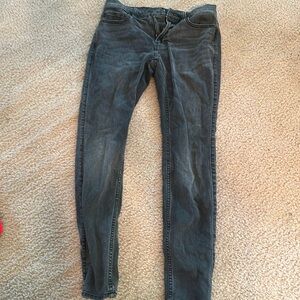 Dark gray Hollister super skinny jeans. 30 X 30 size